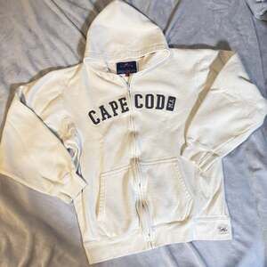 Cuffy's of Cape Cod Full Zip Hoodie Sweatshirt White Size L